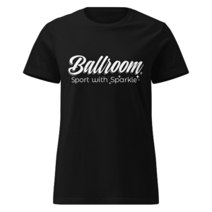 Ballroom Sport with Sparkle (White) – Women’s Basic Softstyle Tee
